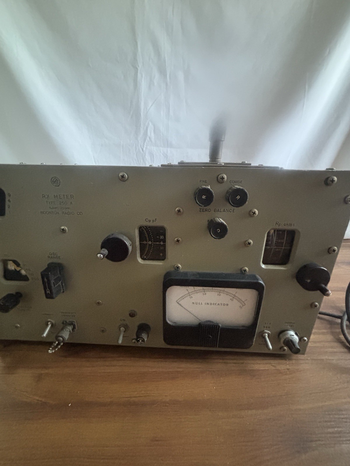 Boonton Radio 250-A RX meter 0.5MHz-250MHz