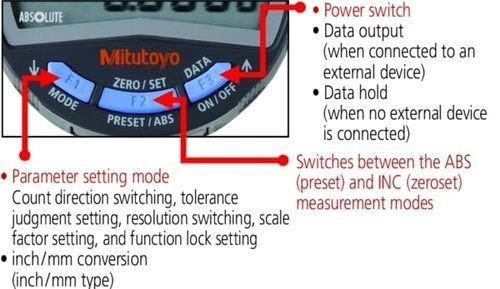 Mitutoyo Digimatic Indicator 543-700B ID-C0512NXB 12.7mm Range 0.01mm Resolution