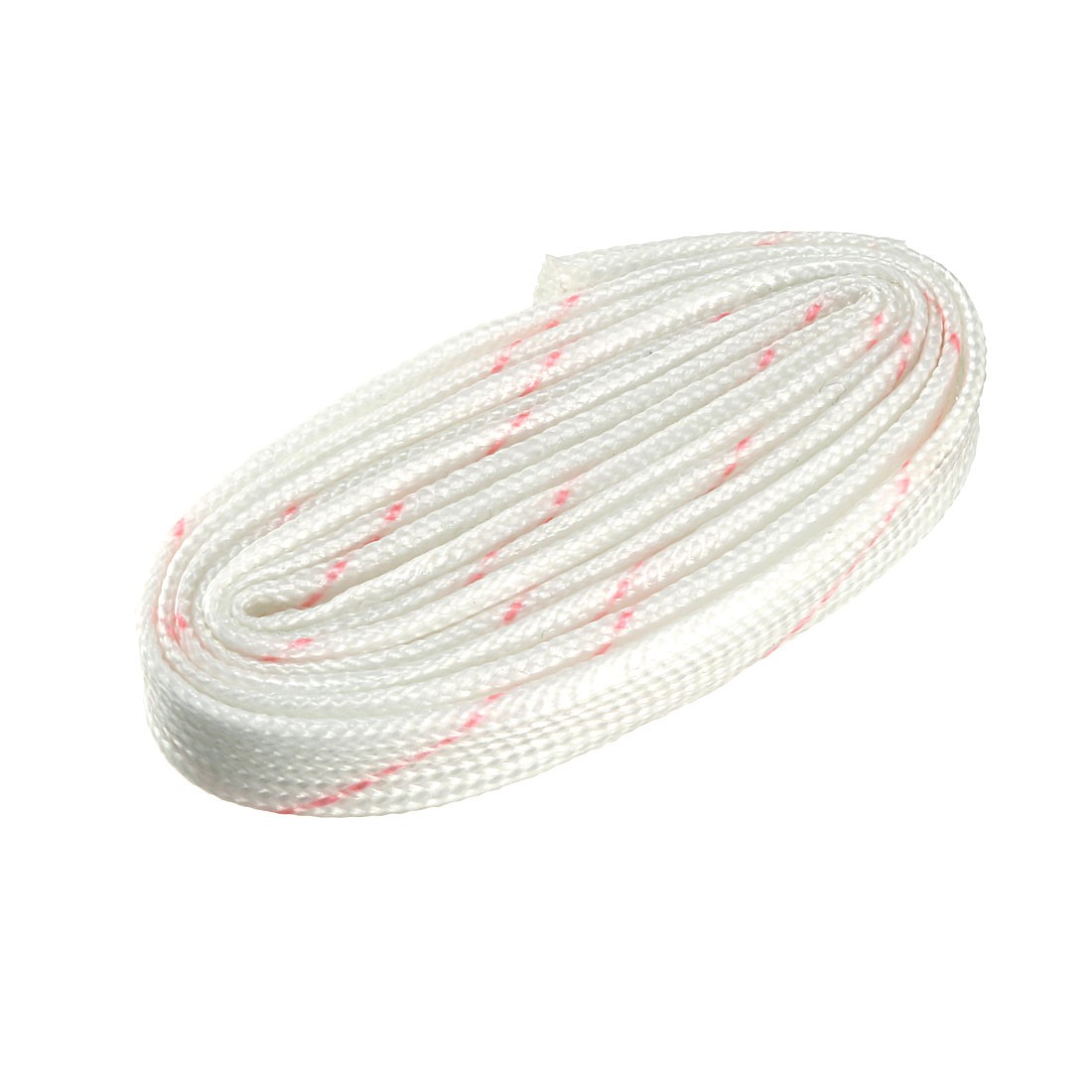 Fiberglass Sleeve 5mm I.D. PVC Insulation Tube 1500V 125C Cable Wrap 88cm 2.89ft