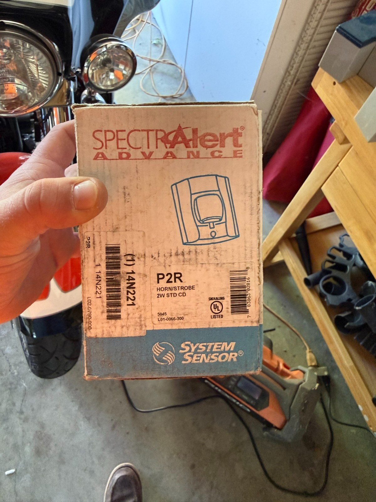 System Sensor P2R Horn Strobe – Red