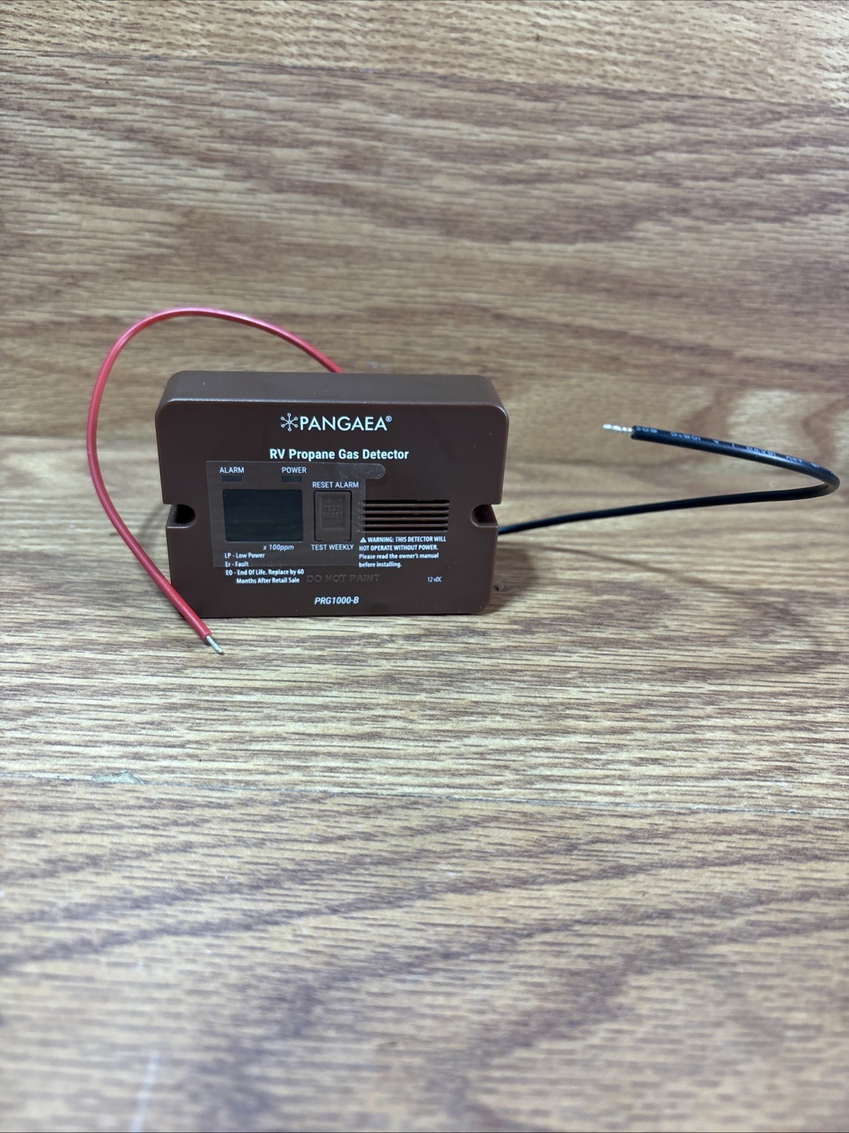 PANGAEA RV PROPANE GAS ALARM 12V DIGITAL LP GAS DETECTOR FOR MOTORHOME PRG1000-B