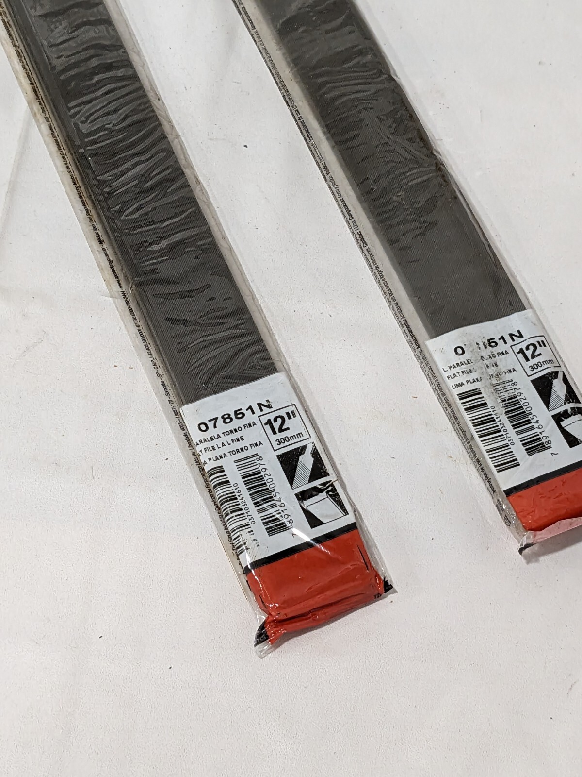 Crescent 12″ Flat Fine Cut Long Angle Lathe Hand File Qty 2 07851N