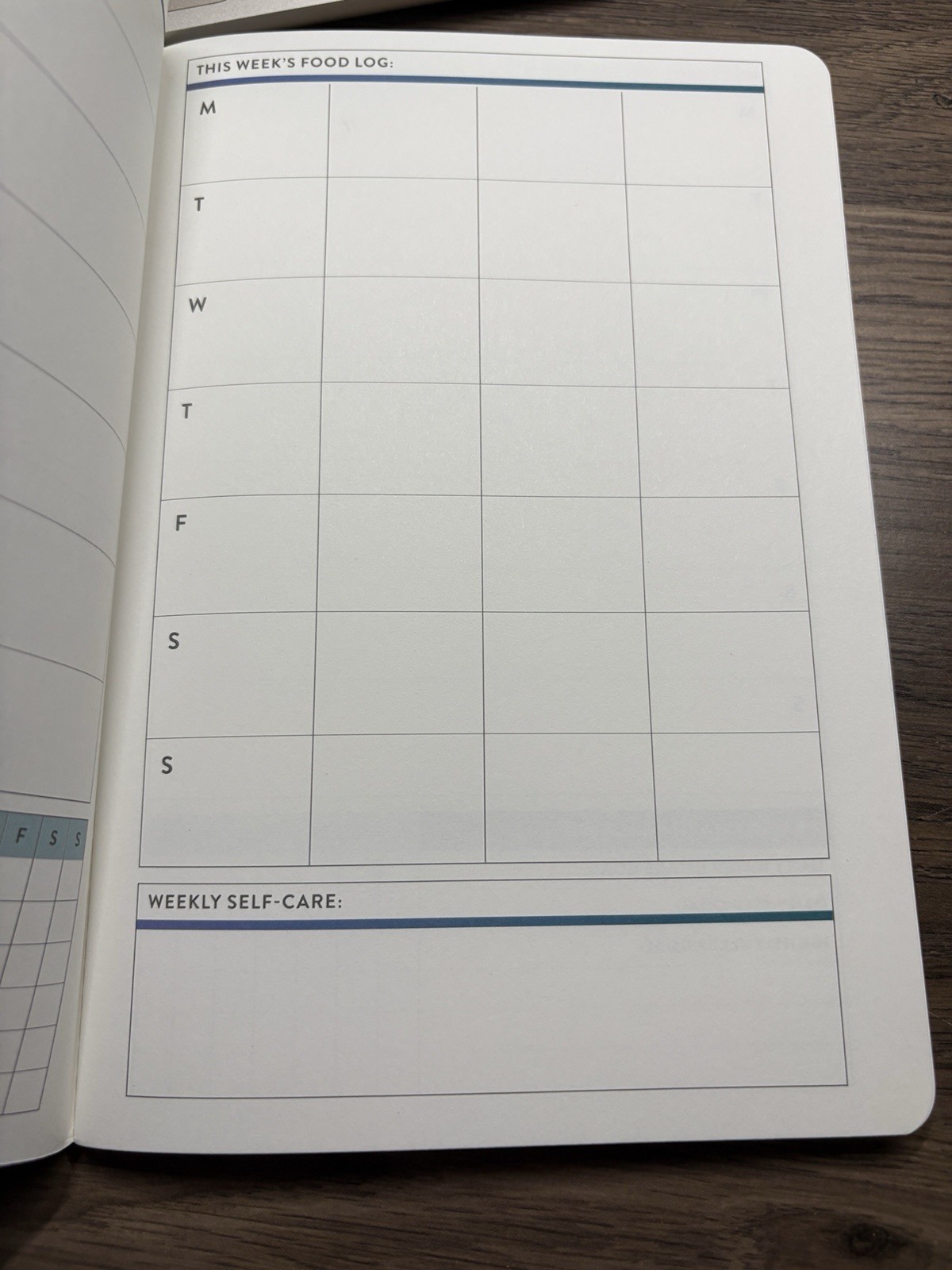 Erin Condren Wellness Log Journal Petite Planner Exercise Food Log Habit Track