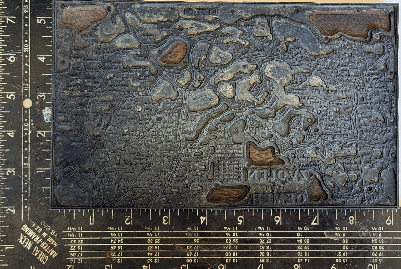 6 Antique Slovak Map Printing Blocks Hungary Slovakia Europe Relief Plates