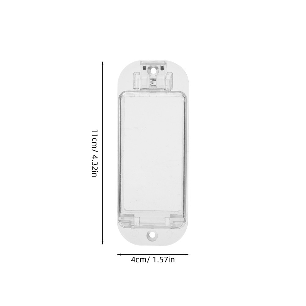 4 Pcs Protective Switch Cover Clear Transparent Light Button Protector