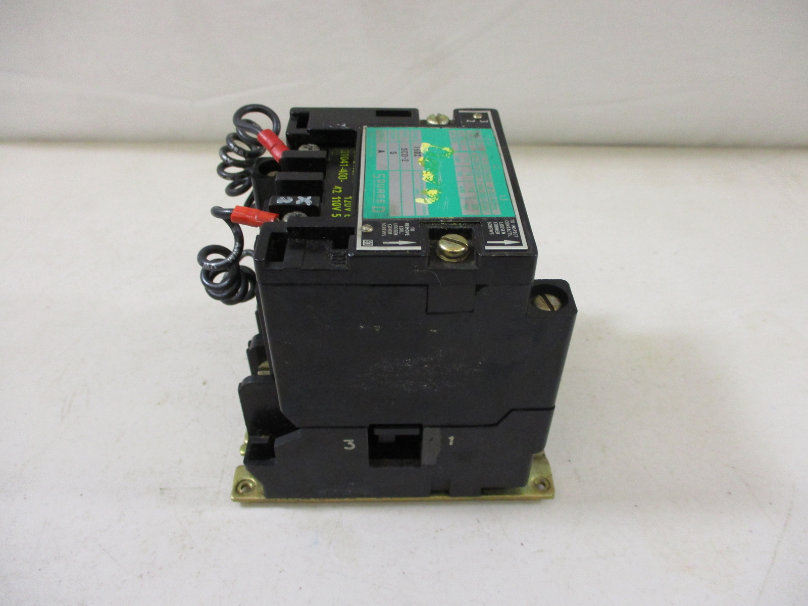 SQUARE D 1502 TYPE SCO2-S SERIES A RELAY w/9999 TYPE ST1 SUPPRESSION MODULE