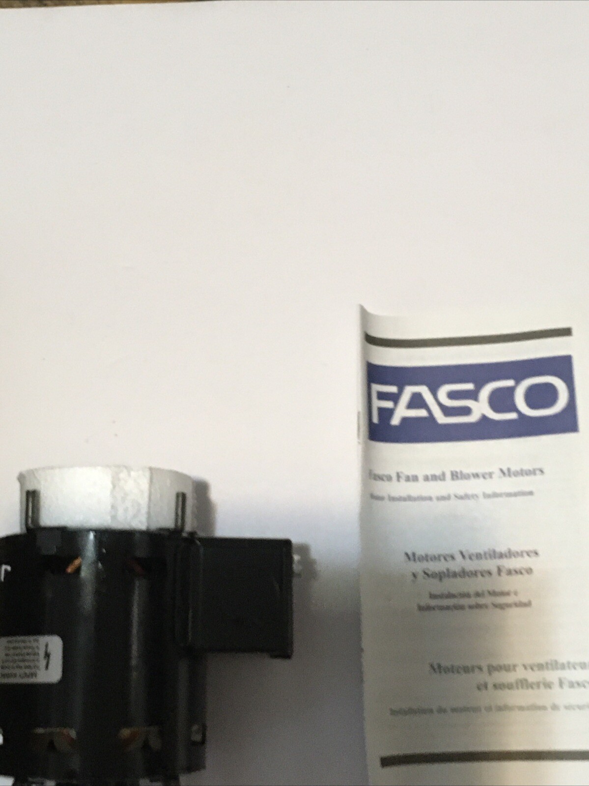 FASCO D1142 Motor,1/15 HP,1500/1300 rpm,3.3,115/230V 48GN51