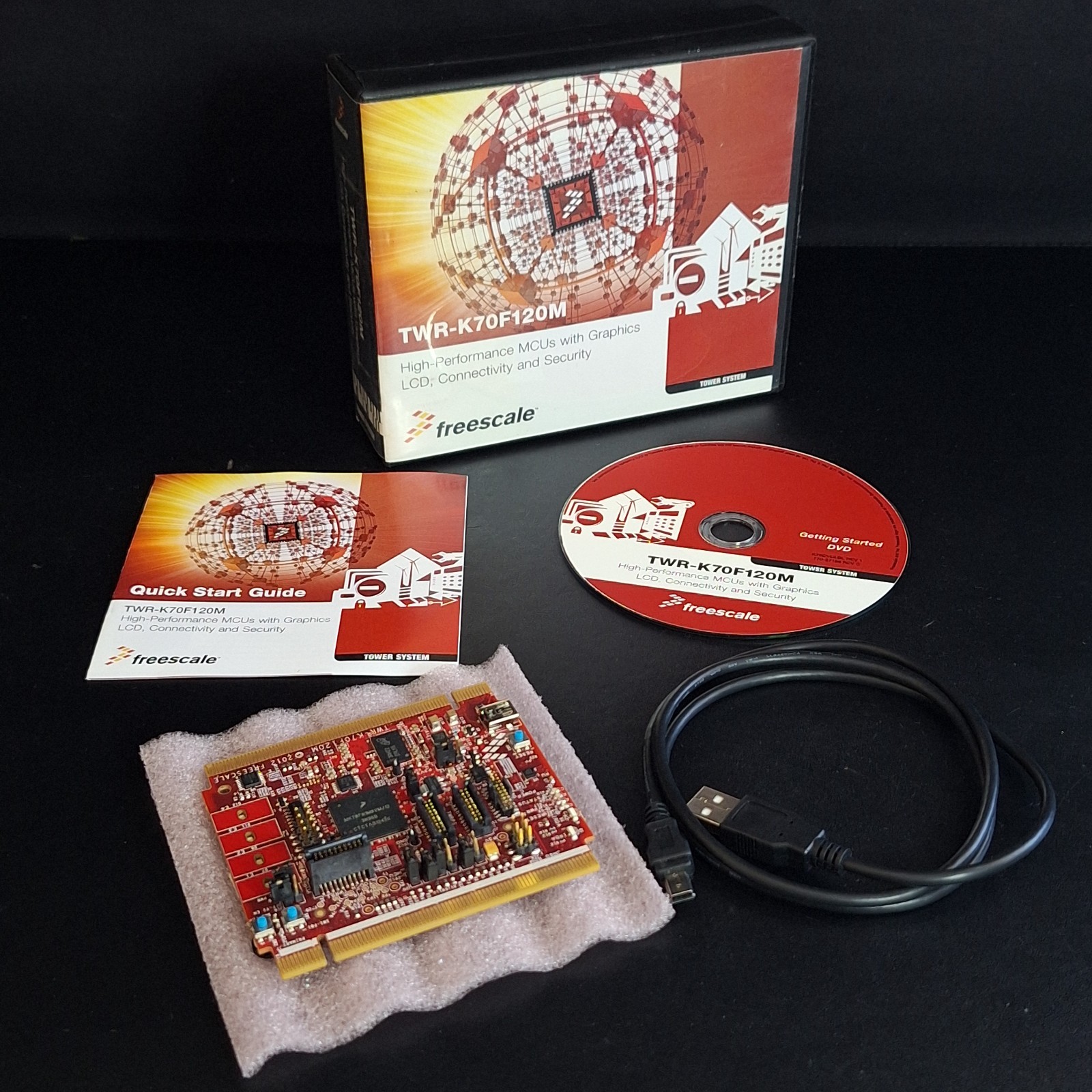 Freescale NXP TWR-K70F120M Kinetis K70 Tower System Module Development Board Kit
