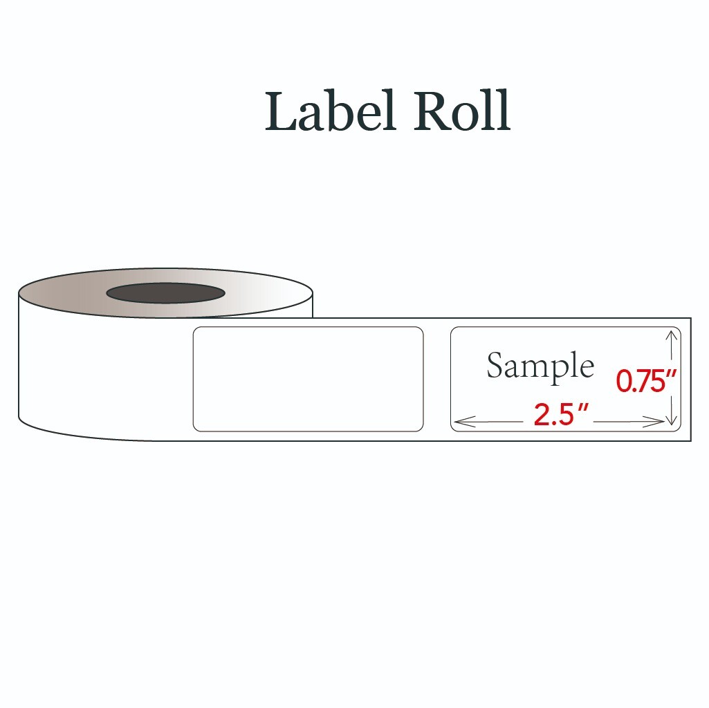 Custom White Address Labels Roll Personalized Return Label for everyday mails