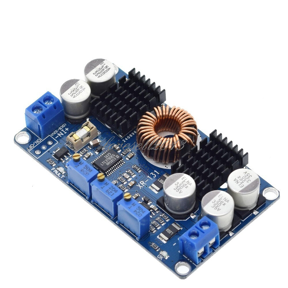 10A LTC3780 DC 5V-32V to 1V-30V Automatic Step Up Down Regulator Charging Module