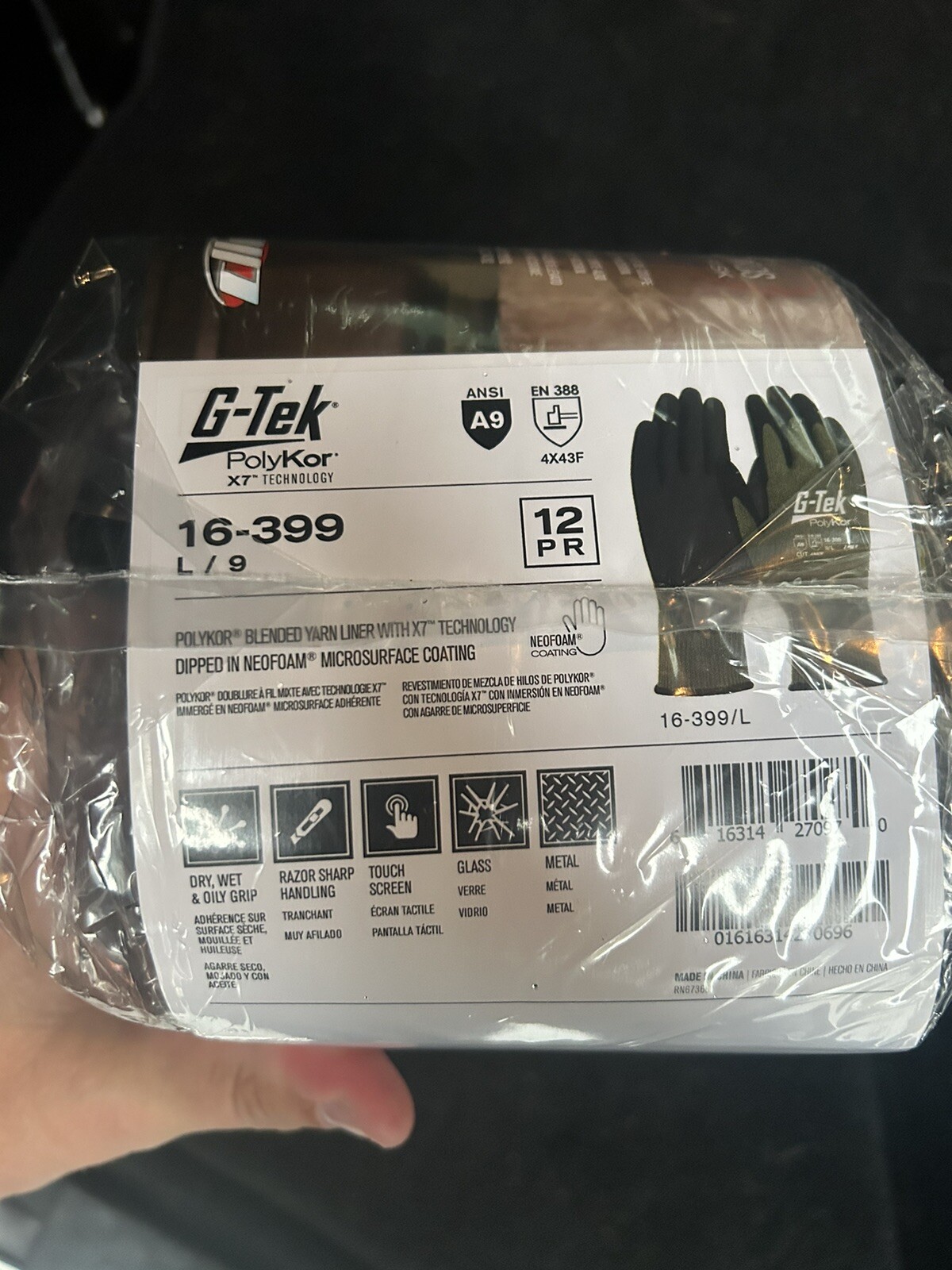 PIP G-tek 16-399 Large- Pack of 12