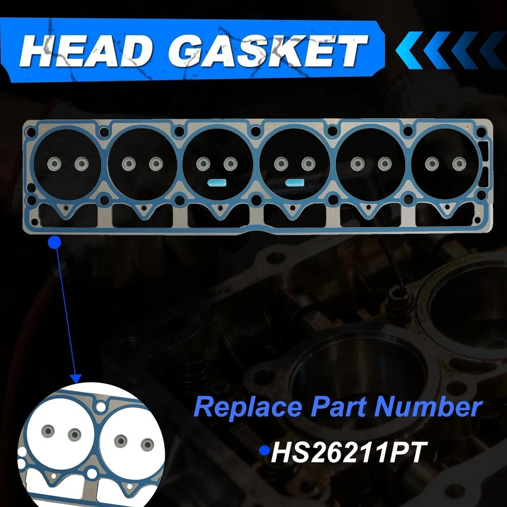 4.0 Full Head Gasket Set w/Cylinder Head Bolts Fit for Jeep Wrangler Grand Ch…
