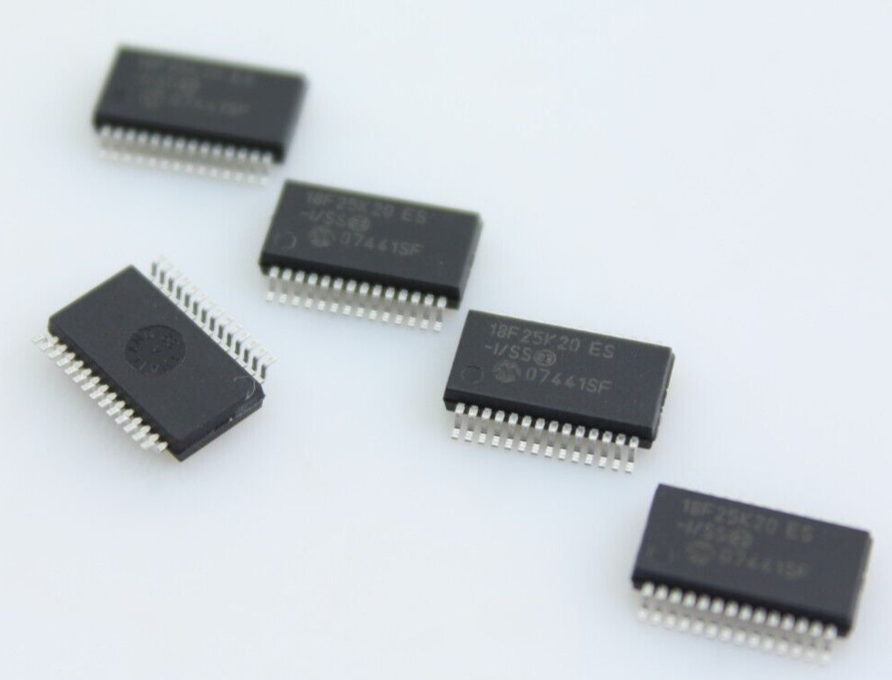 New Qty 5 Microchip PIC18F25K20-I/SS 8 Bit PIC Microcontroller 64MHz 32kb