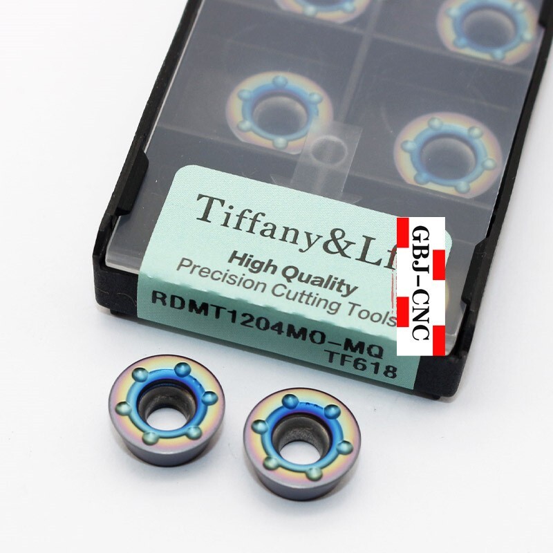 HRC50 Hardened Steel RDMT1204MO-MQ TF618 R6 Square Milling Insert For TRS TOOL