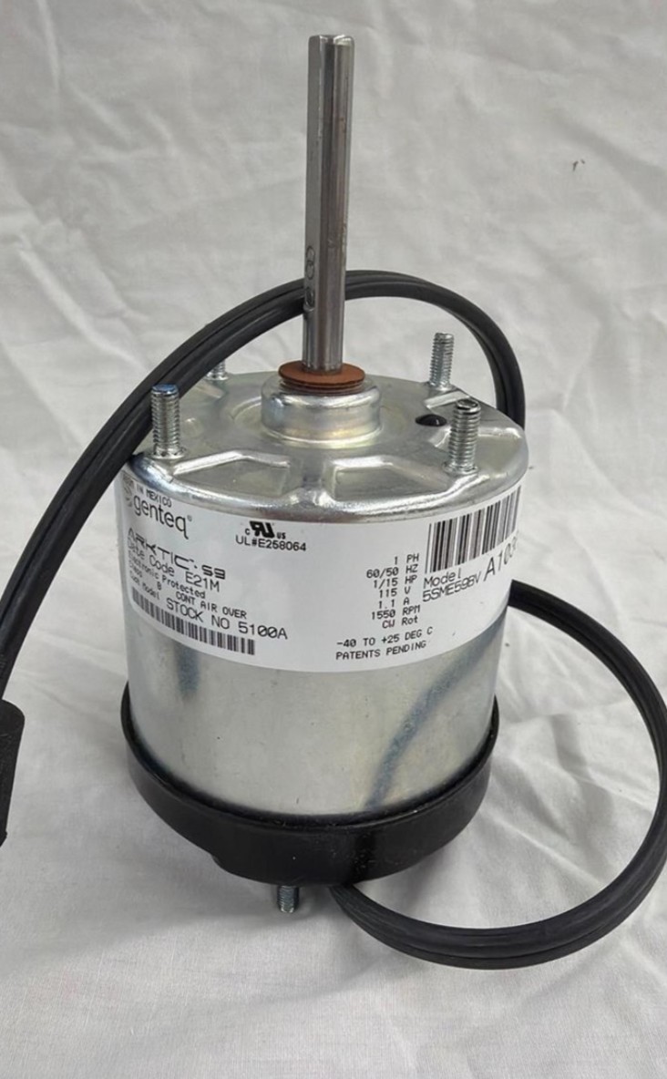 NEW Morrill Motors Arktic 59 Motor 5SME59BVA1036, 1/15 HP, 115V, 1550/800 RPM