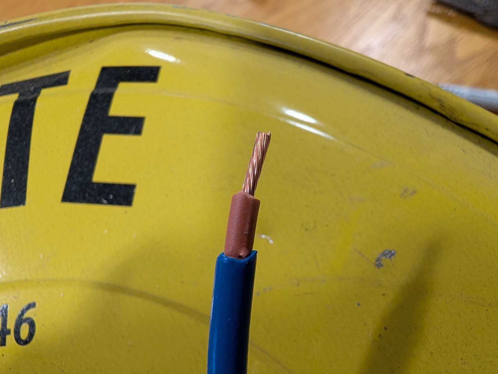 1000′ Spool of 16 AWG Okonite TC Blue Tower and Case Wire 600 Volt (S1CW)