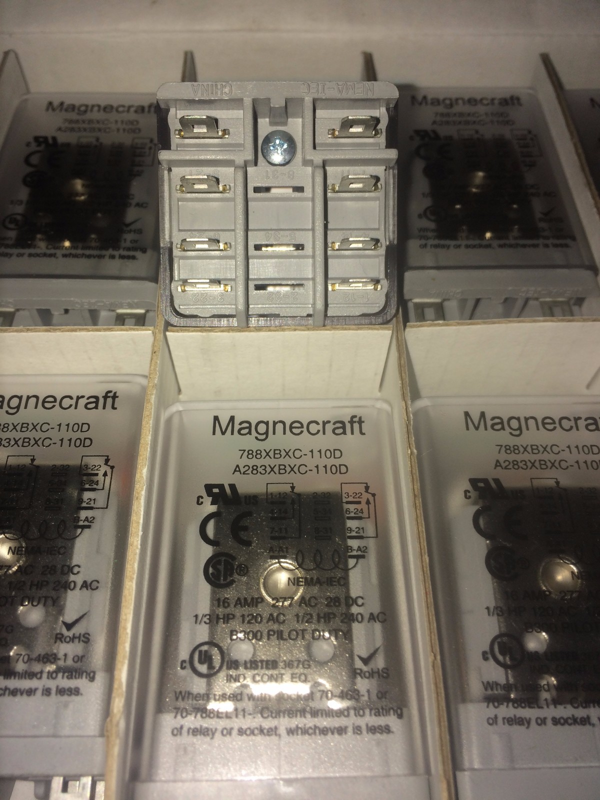 Power Control Relay DPDT,110V/110VDC Coil,1/3 HP,1/2 HP, 5/10/13/15/16A/Amp,8pin