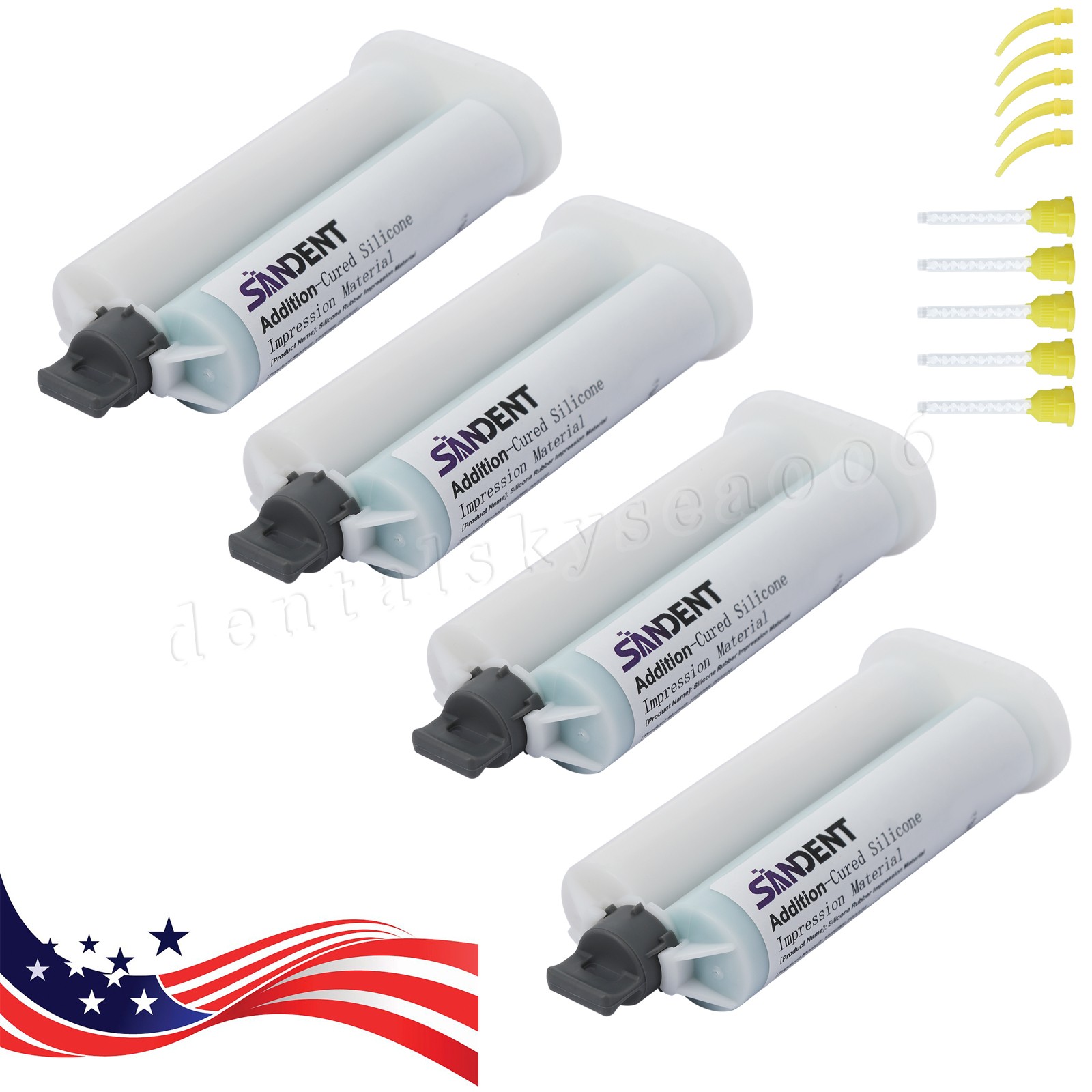 4 x Heavy Body Fast Set Dental Vinyl Polysiloxane Impression Material VPS PVS
