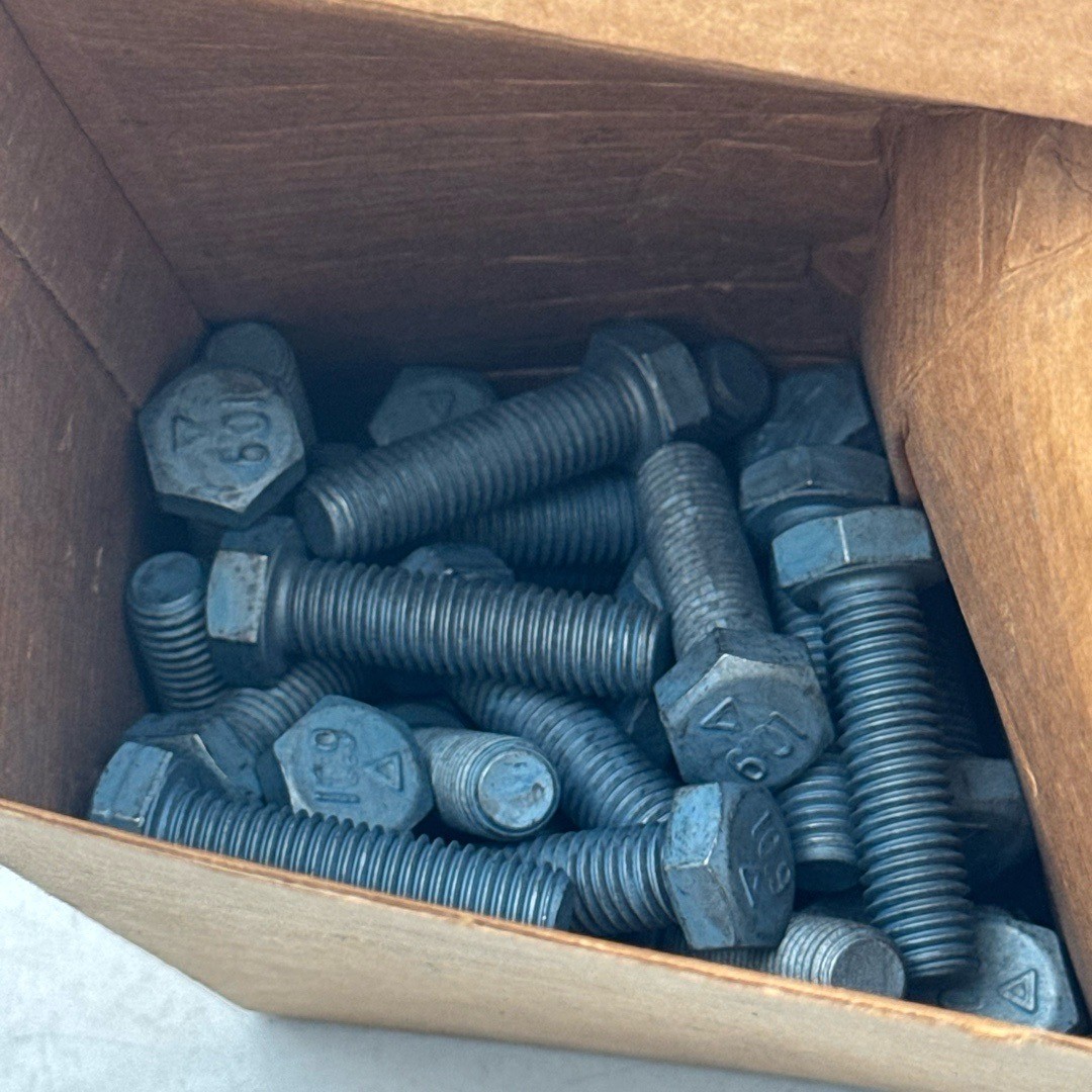 Metric Screw M12-1.75 x 45 Blue Hex Head ISO 4017 High Strength UST184234 50PK