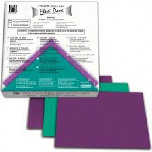 Coltene Whaledent H09946 Hygenic Flexi Dam Non Latex Green 6″ x 6″ Medium 30/Bx