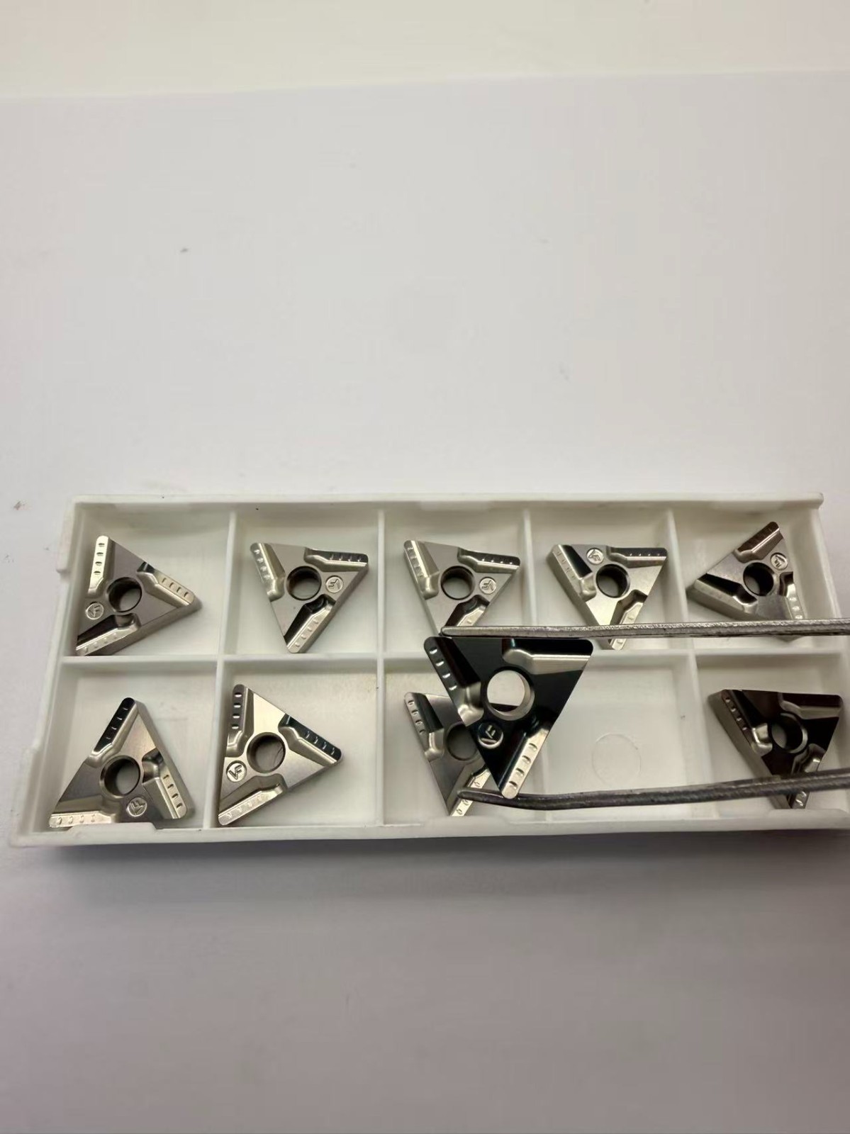 10PCS TNMG160408R-VF Cermet Inserts for CNC Lathe External Turning
