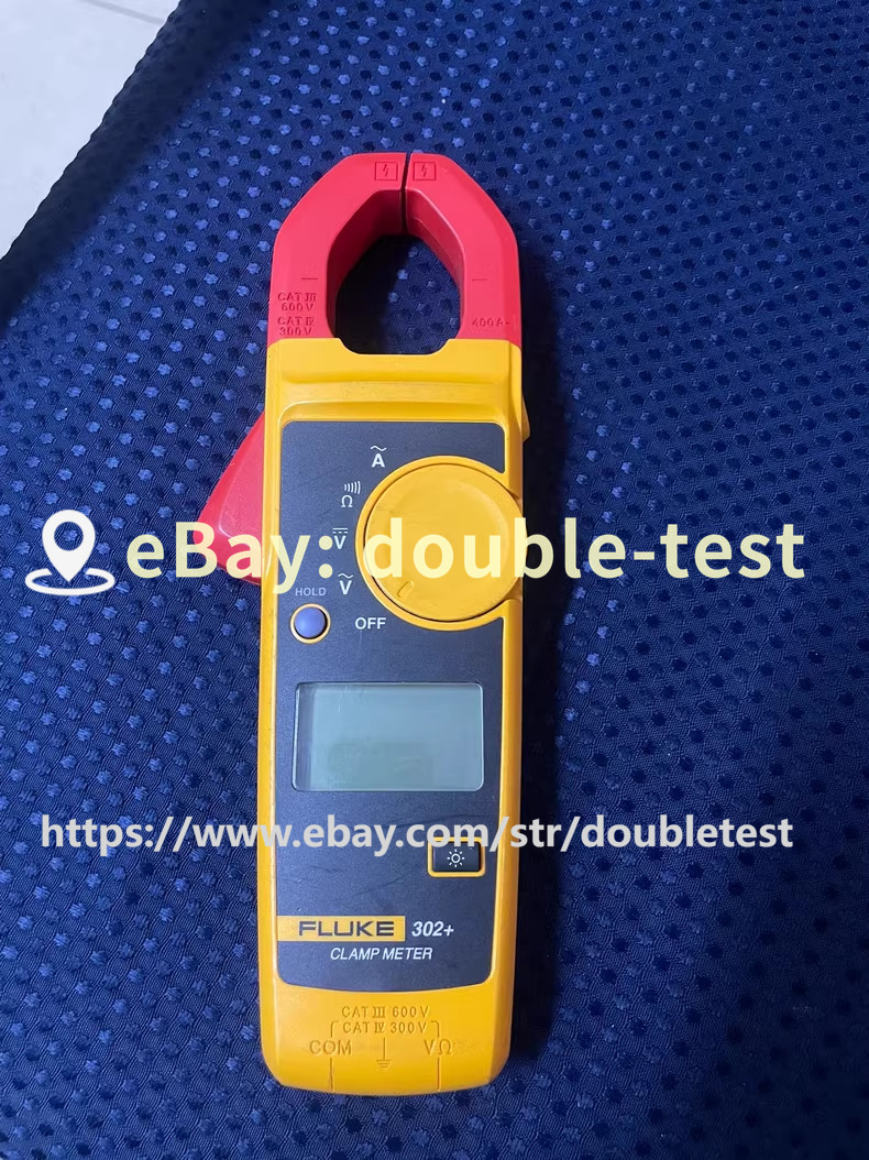 Fluke 302+ Clamp Meter 400A AC Current 600V Voltage CAT IV 300V CAT III 600V#dou