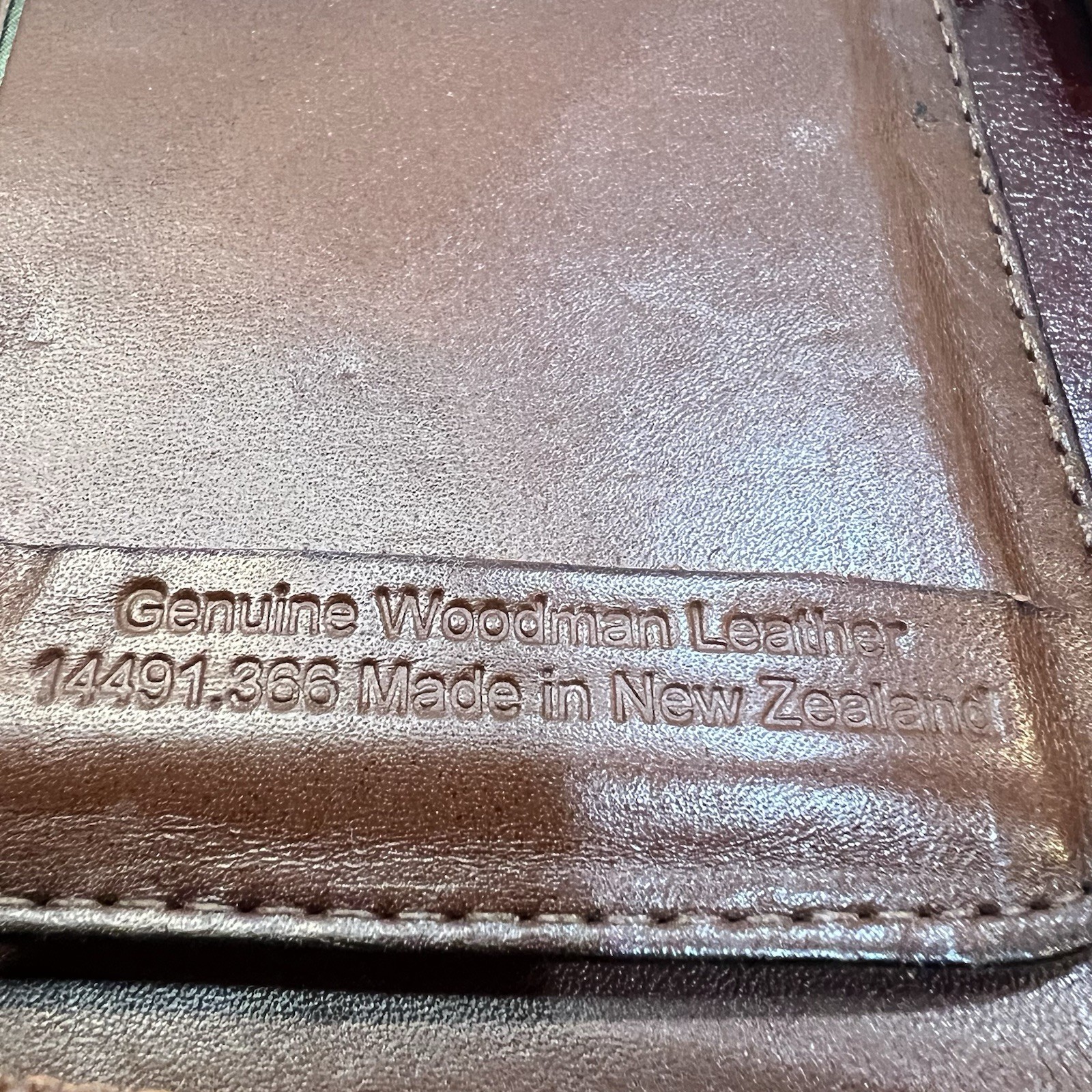Franklin Quest Woodman Planner Full Zip 6 Ring Leather Organizer Binder VINTAGE