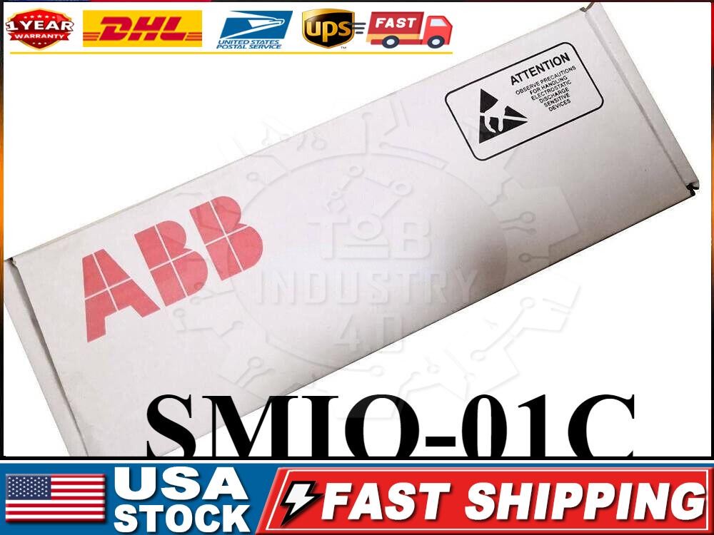 Brand New ABB PLC SMIO-01C CPU ACS510 FAST SHIPPING 1PCS NIB No Keypad