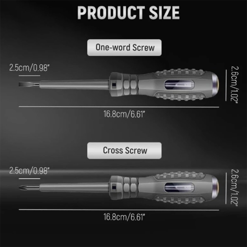 1/2Pc AC DC Non-Contact Voltage Tester Pen 12-220V Electric Volt Detector Sensor