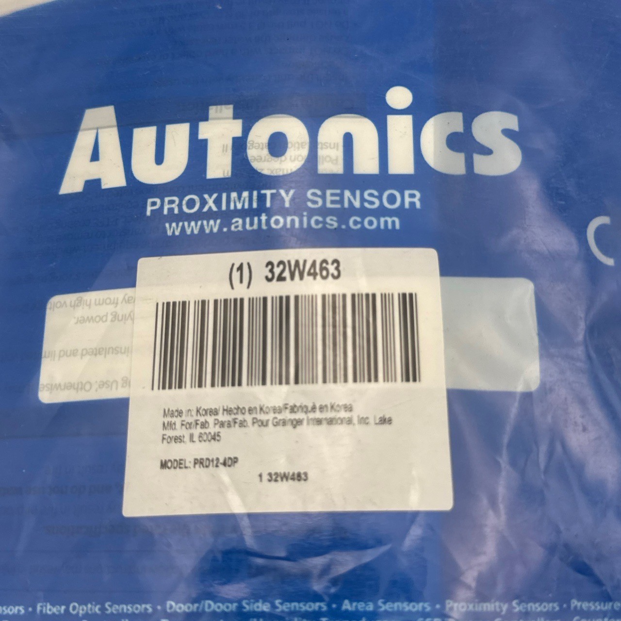 Autonics PR Series Proximity Sensor PR12-4DP Made In Korea CE Certified