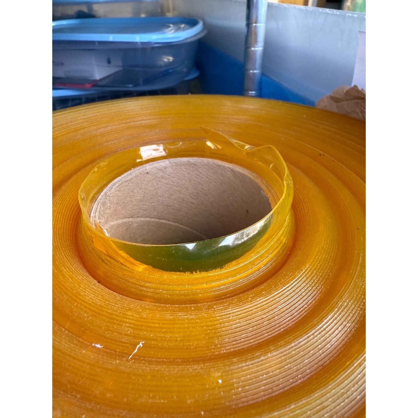 30 Mil Yellow Clear PVC Vinyl Film Roll 48″ x 100 Yds Flexible Plastic Sheet