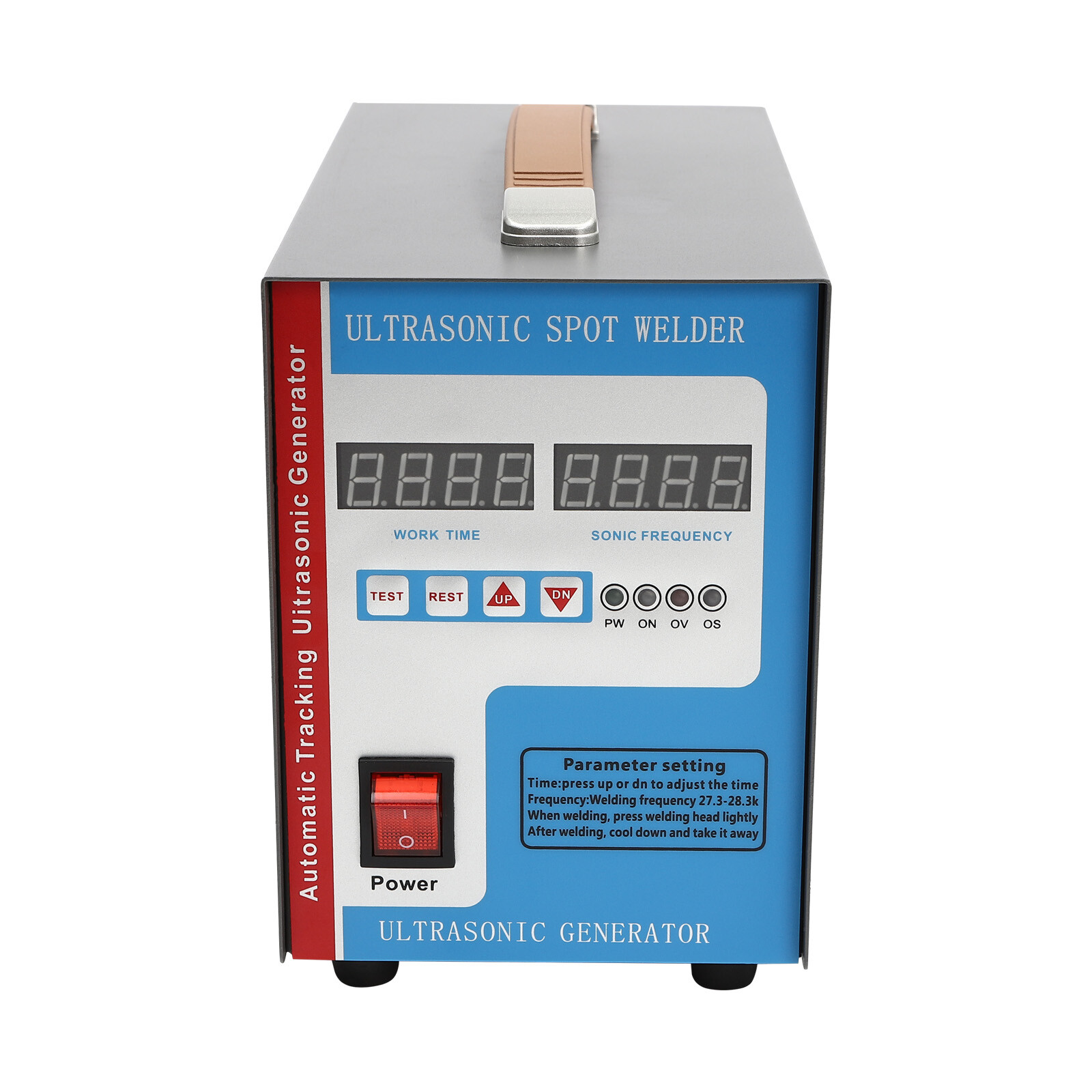 110V Portable Ultrasonic Plastic Welder Ultrasonic Spot Welding Machine