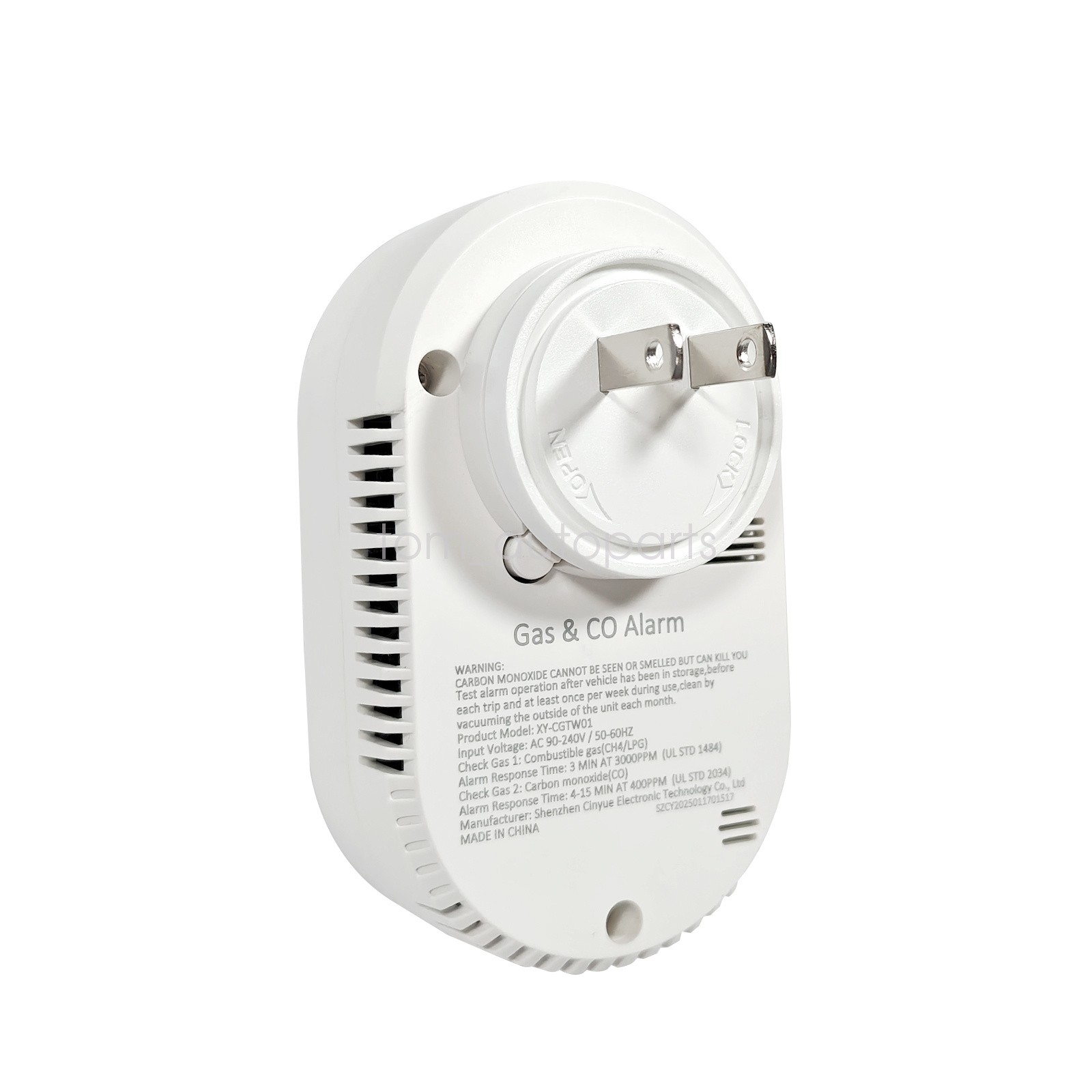 Digital Gas Leak Detector Alarm Sensor Propane Butane Methane Gas Catch 4-IN-1