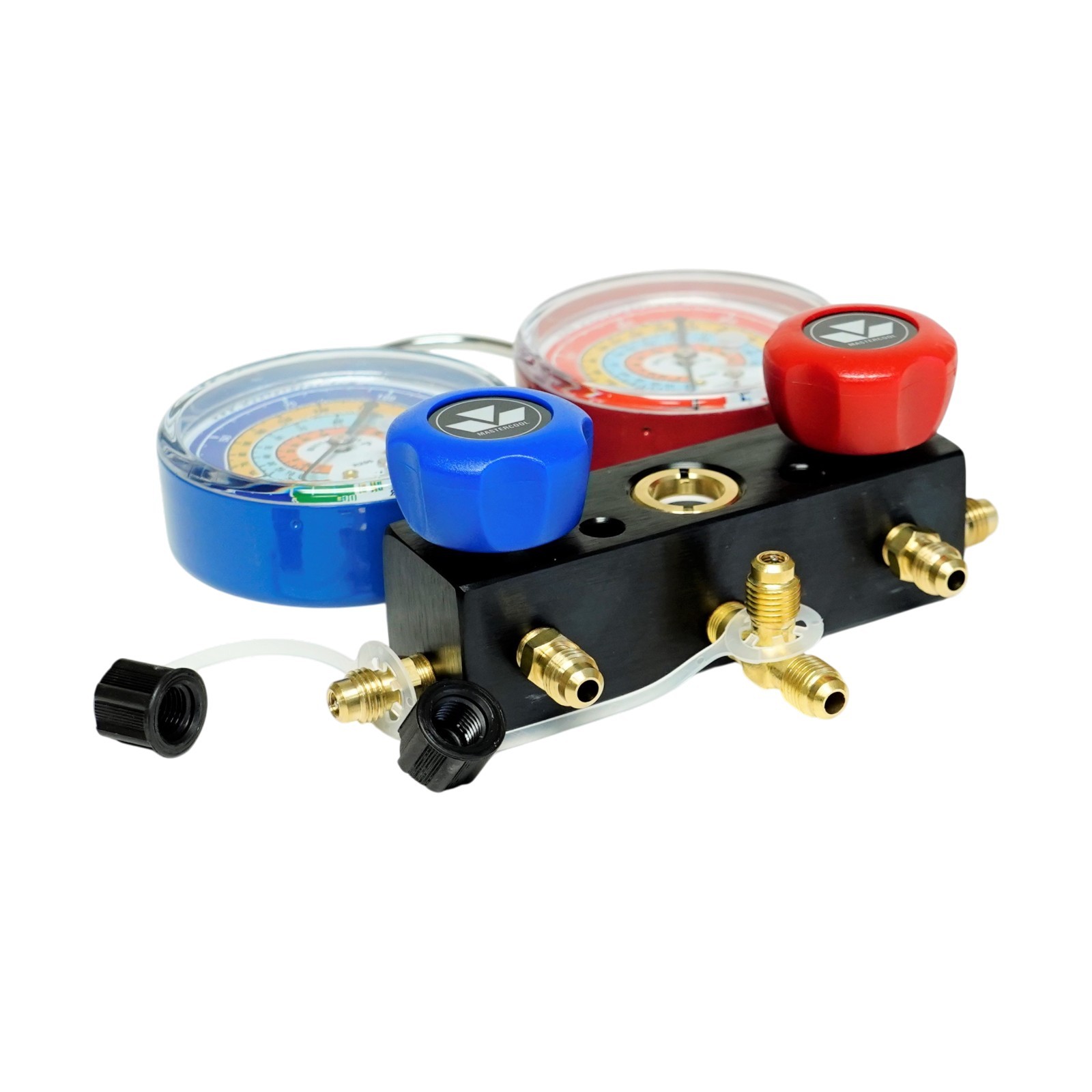Aluminum Charging Manifold with 18″ Hoses R600a R290 R134a HVAC Refrigeration
