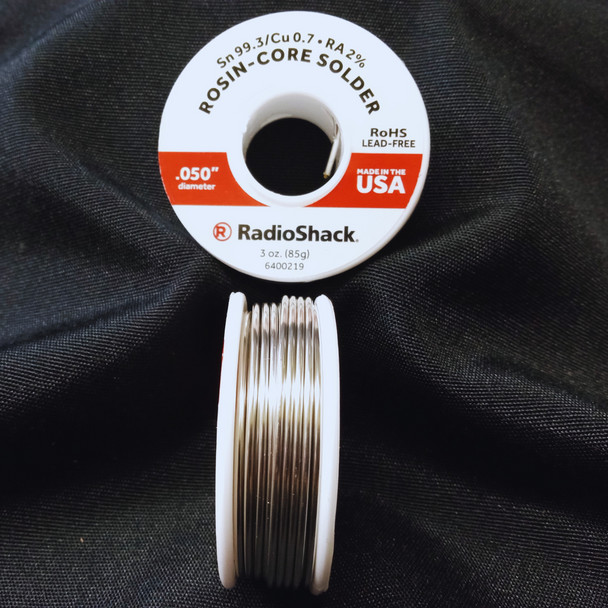 RadioShack SnCu 99.3/0.7 Lead-Free Solder, 0.050″ Diameter – 3.0 oz. Spool