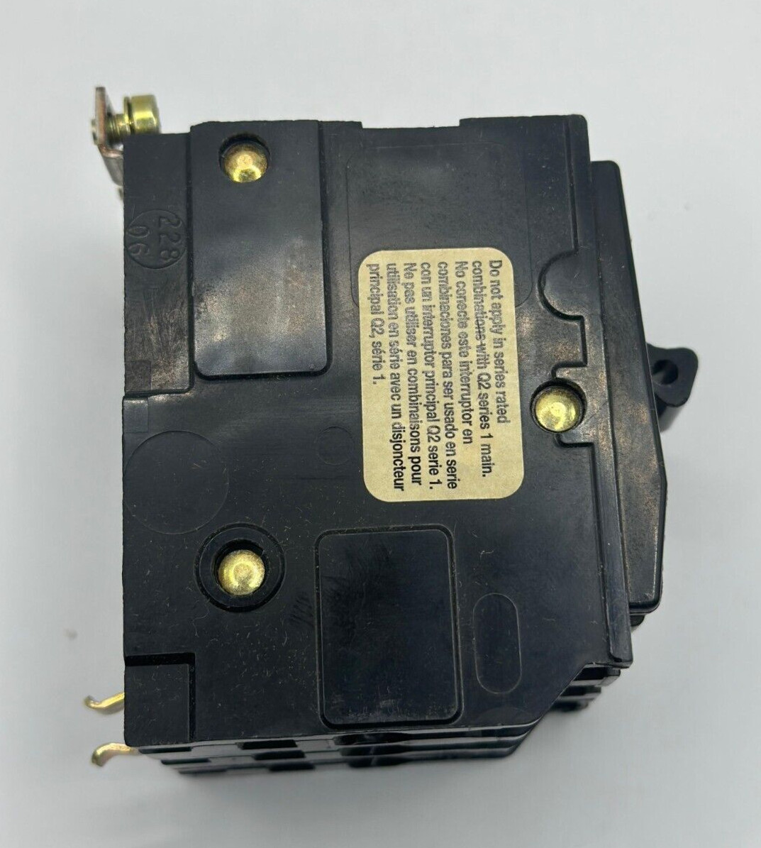 USED Square D QOB330 Circuit Breaker 3 Pole 30 Amp 240V 10kA Bolt On