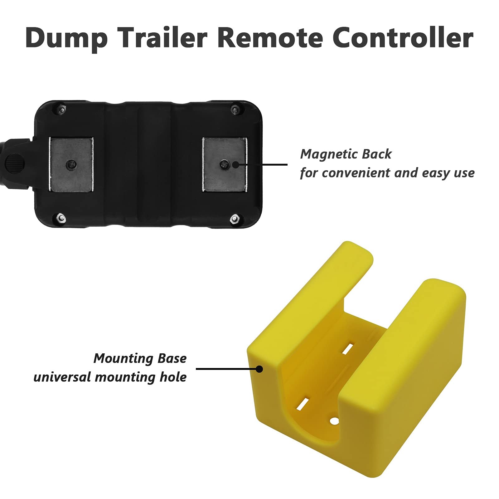 Dump Trailer Remote Switch 3 Wire 12V DC Hydraulic Pump Up Down Controller