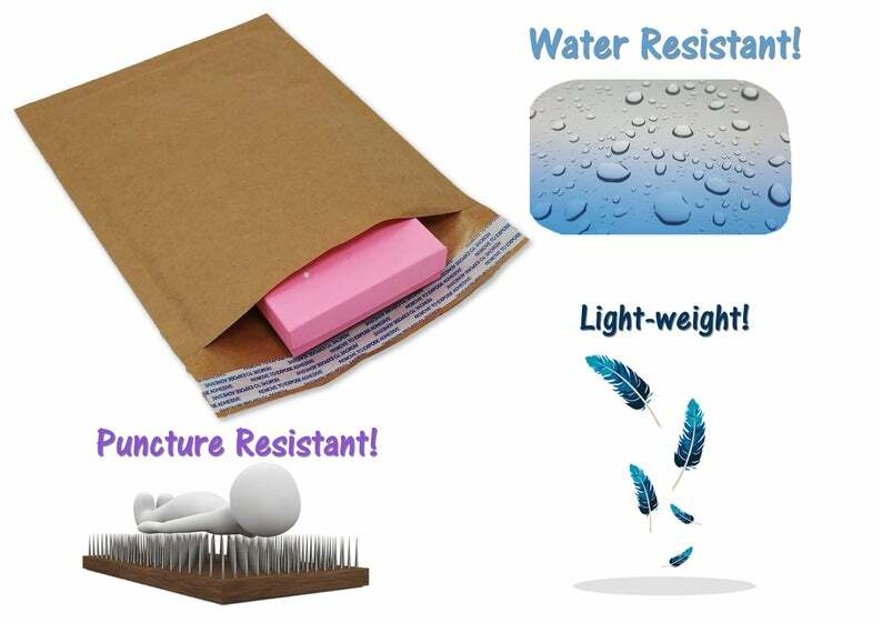 5×9″ Brown Kraft Bubble Mailers Recycled Padded Shipping Mailing Envelopes!