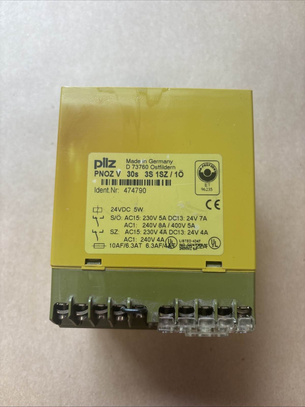 Pilz PNOZ V Safety Relay 24VDC 474790