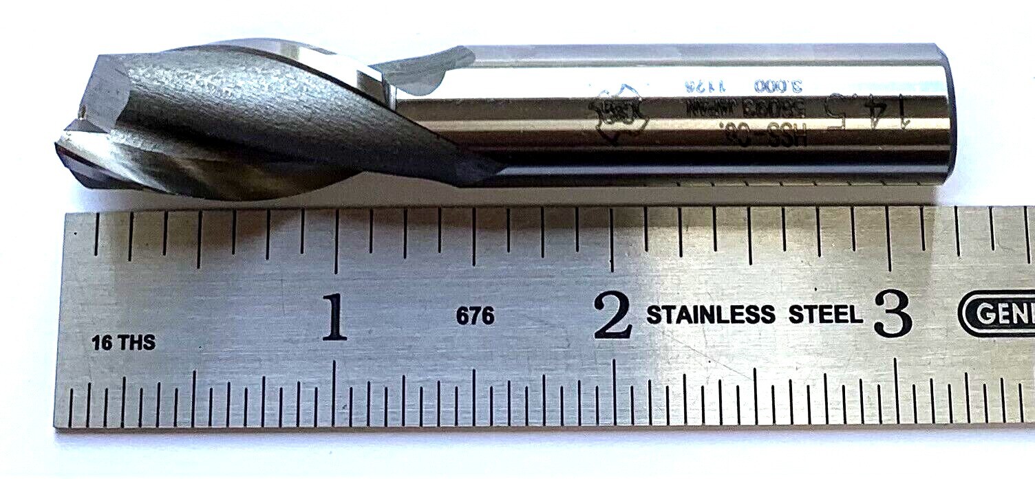 14.50mm 2 FLUTE SINGLE END COBALT END MILL – M14.5 x 1/2″ – OSG 5809300