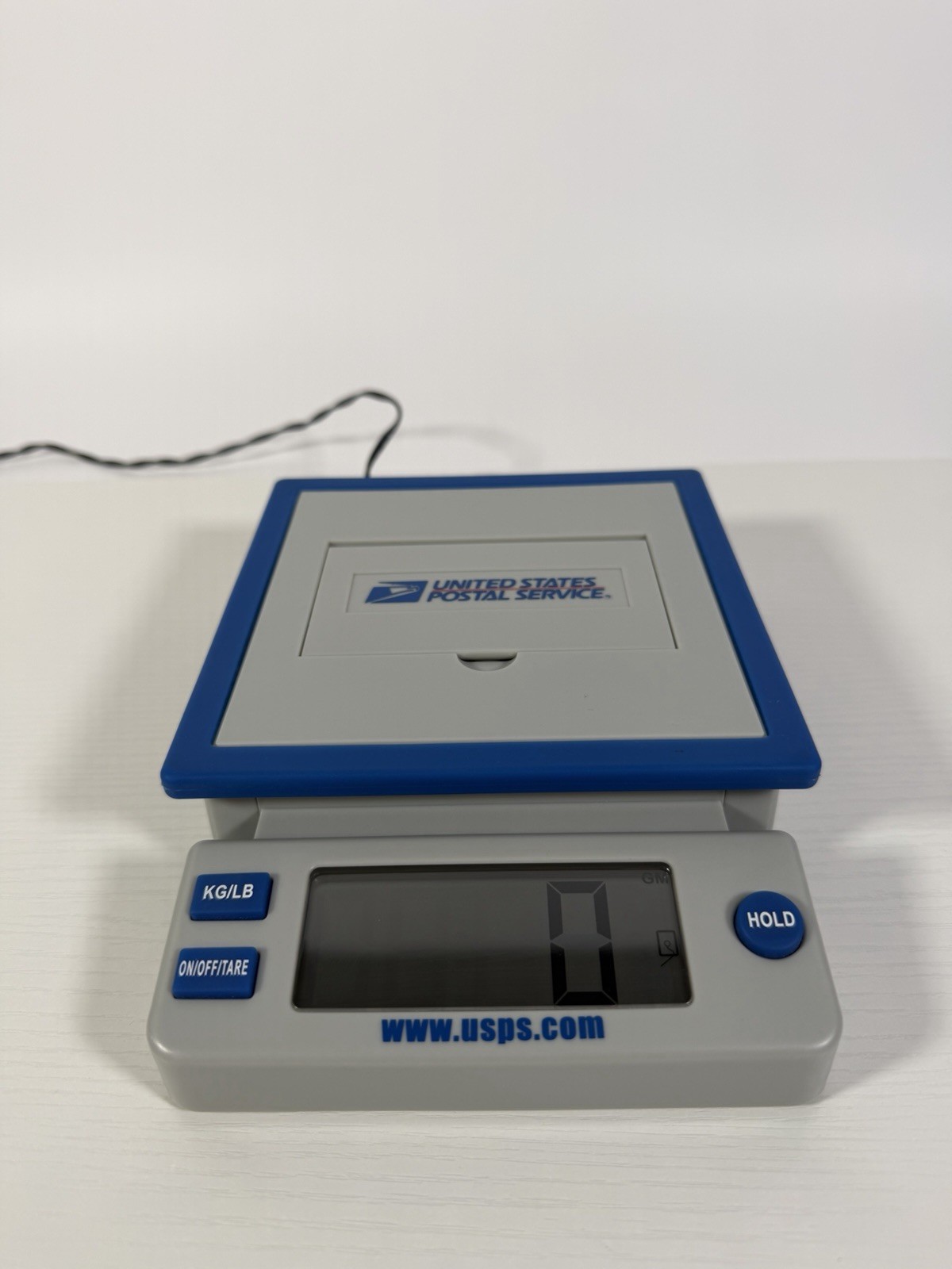 USPS 10 lb. Desk Top Postal Scale Extra Large LCD Digital Electronic ~ Tested