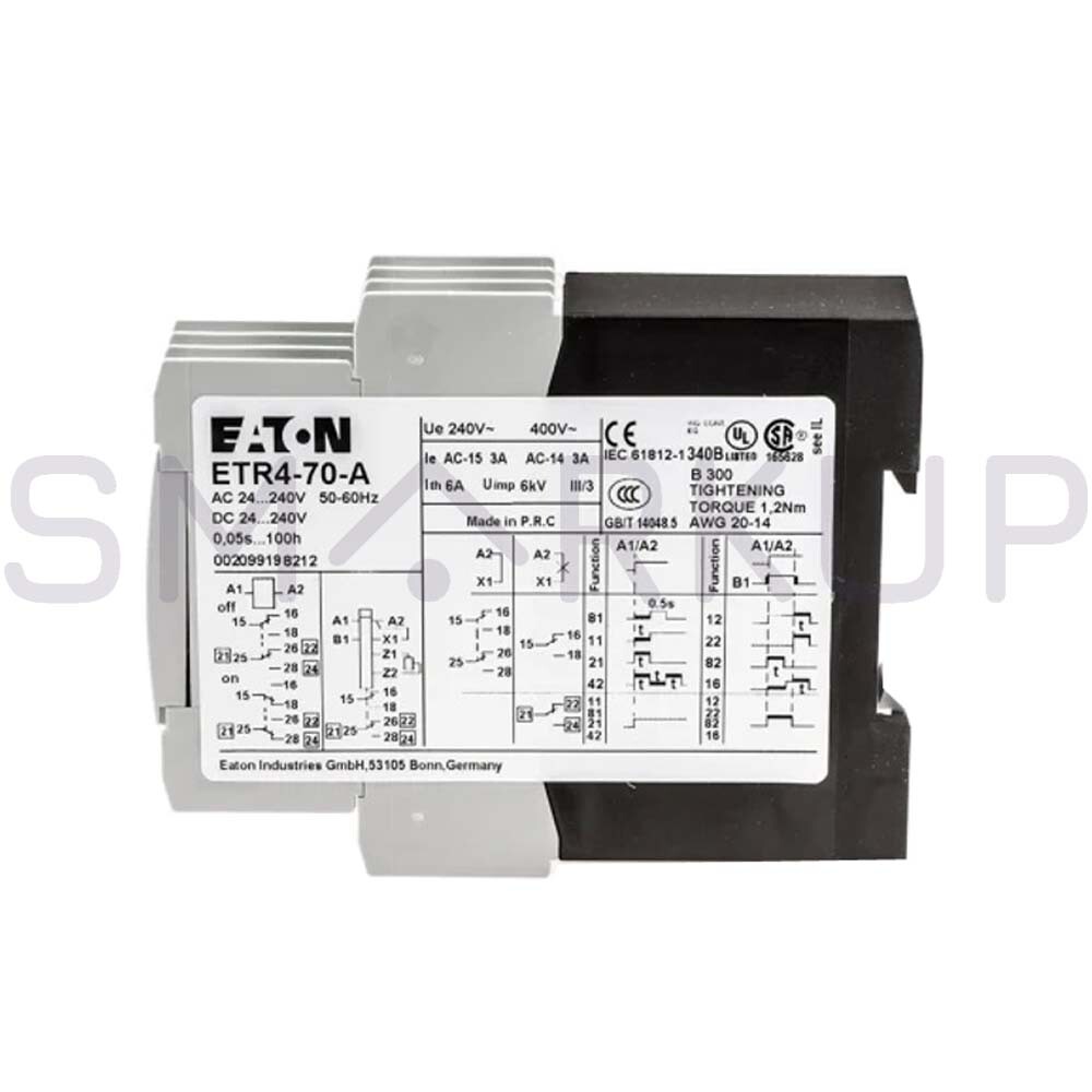 New In Box EATON MOELLER ETR4-70-A Electronic Timing Relay