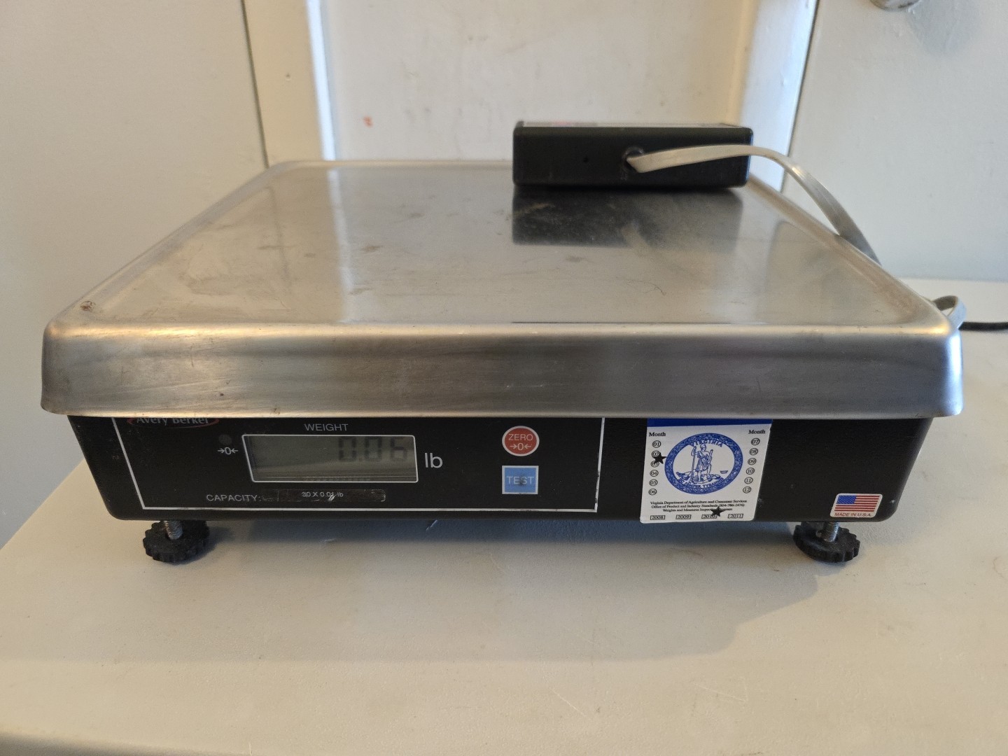 Weigh-Tronix 6710-15 15 Kg 30 Lbs Bench Computer Scale Avery Berkey & Display