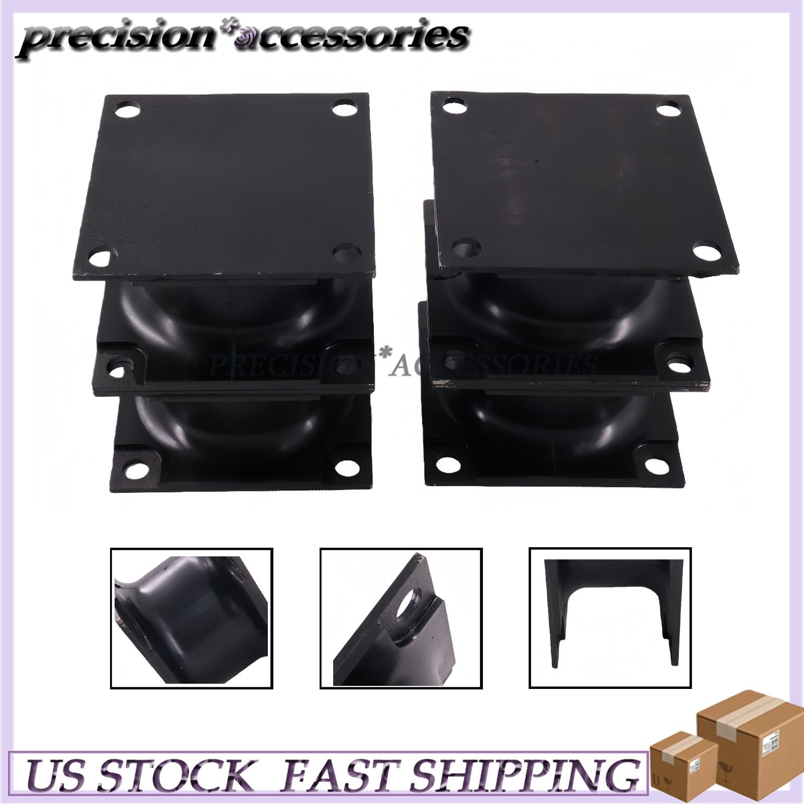 4PCS Vibratory Plate Compactor Rubber Isolator Shock Mount For Bobcat PCF64
