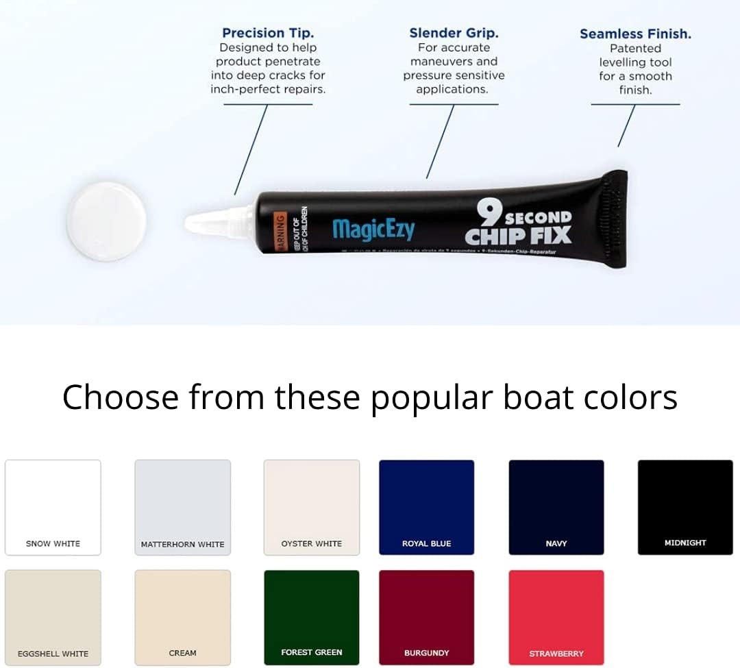 UV Resistant Oyster White Fiberglass Repair Filler – Strong Epoxy for Boats