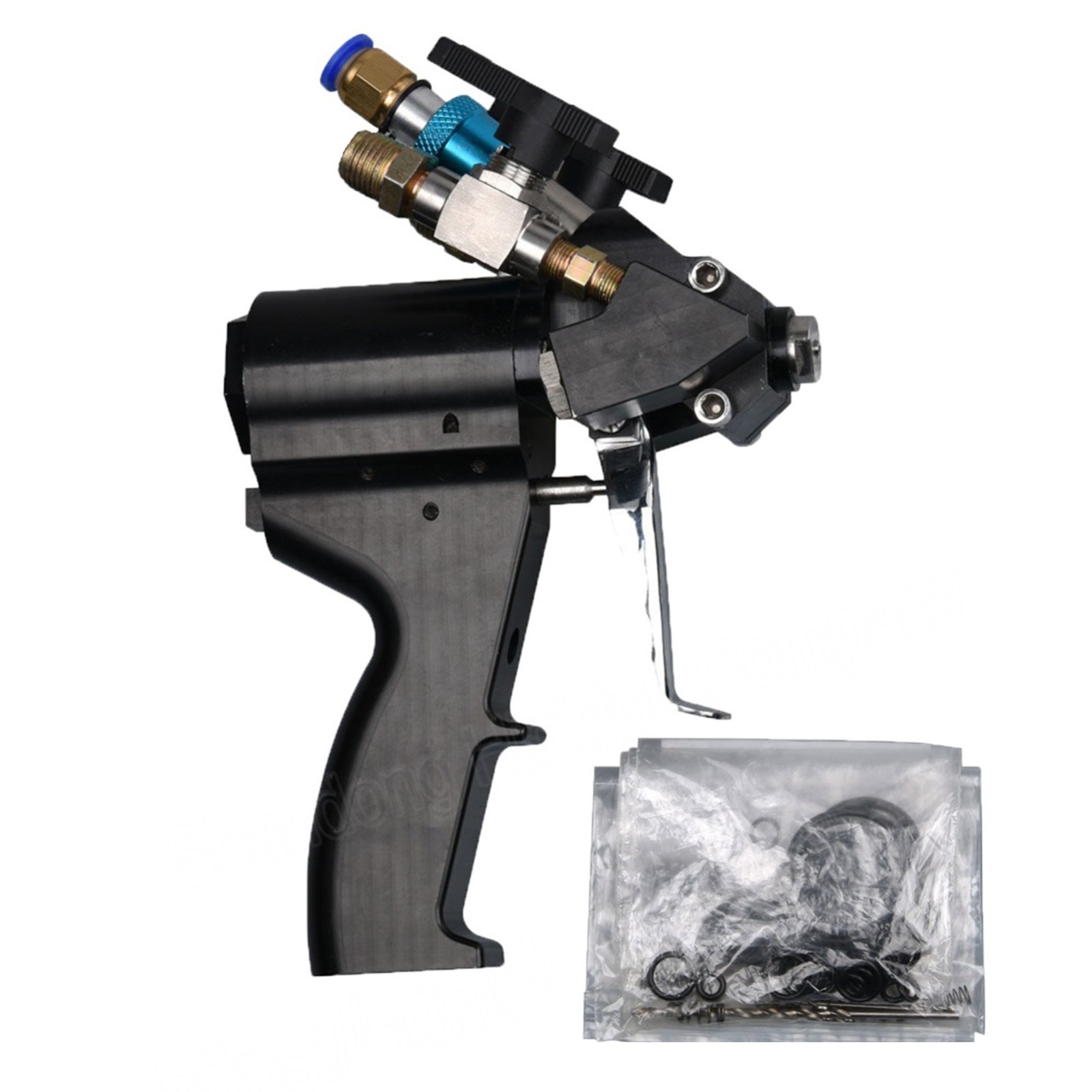 Cast Aluminum Handle P2 PU Foam Polyurethane Air Purge Spray Gun Self Cleaning