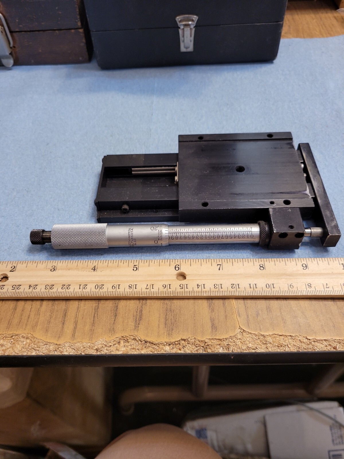 Ardel Kinamatic Starret Precision Micrometer Stage 2.000″ of RANGE