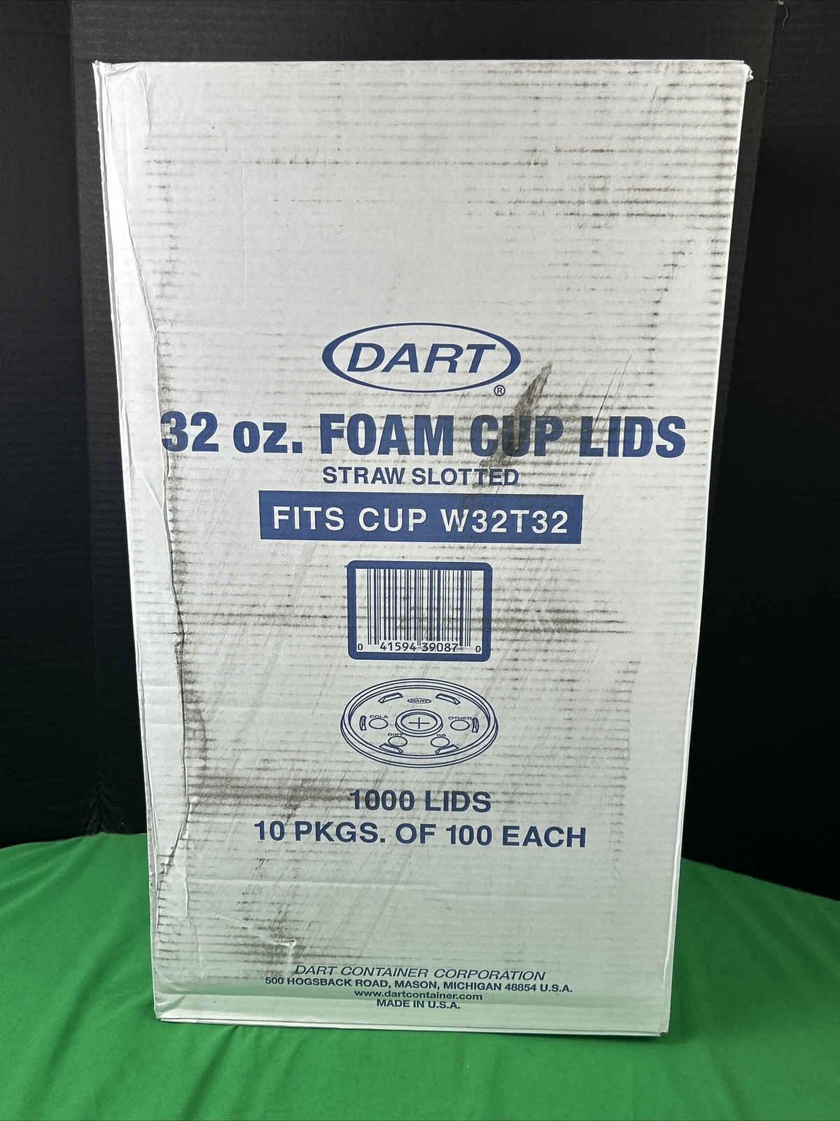 Dart Cold Cup Translucent Lids for Foam Cups Fits 32 oz 1000 Ct Fits W32T32