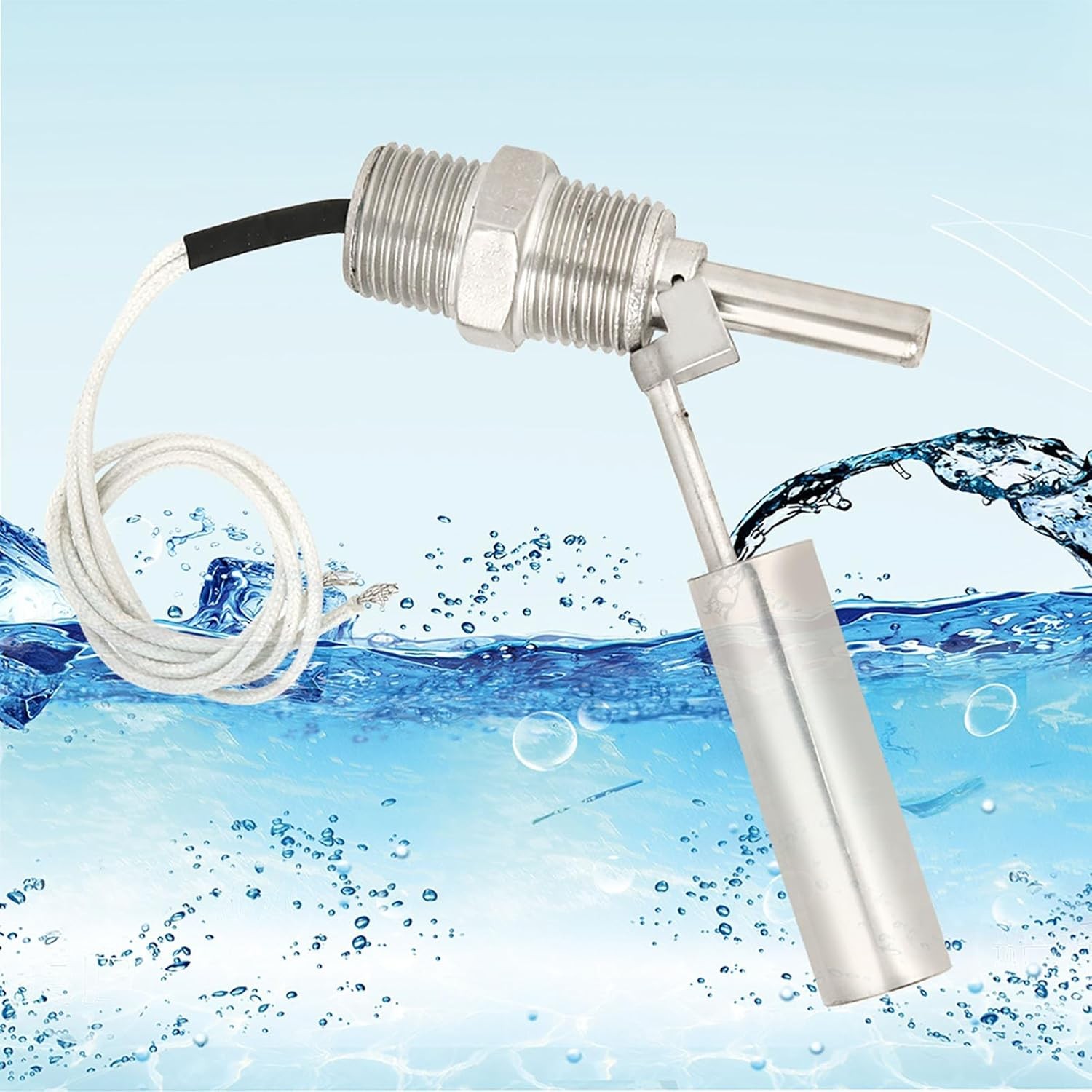 Water Level Sensor, DC0-110V Bilge Pump Float Switch, Side Mounted Liquid Level