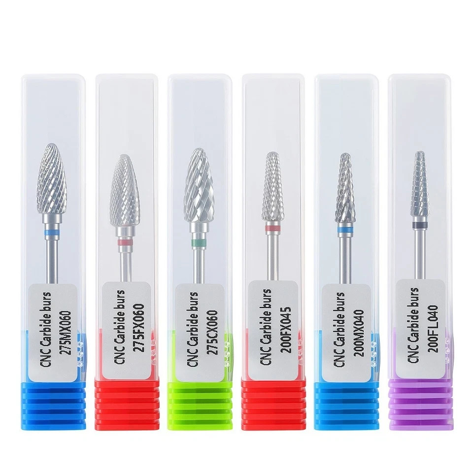 1-10pcs Dental Lab Tungsten Carbide Burs HP 2.35mm For Slow Low Speed Handpiece